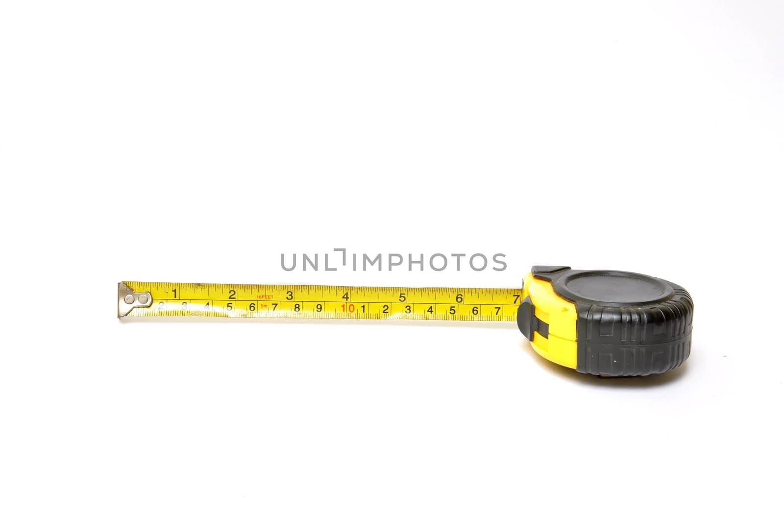 Cartridge meter isolated on white background