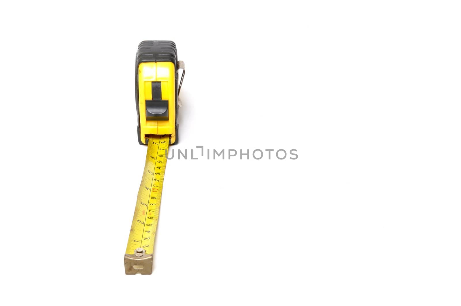 Cartridge meter isolated on white background 