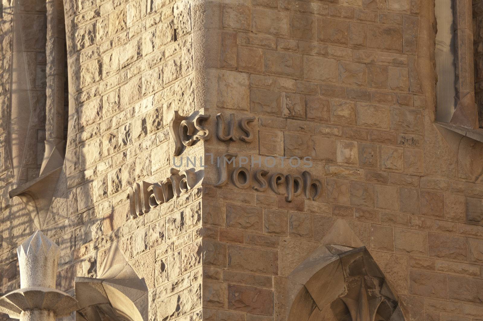 BARCELONA, SPAIN - DECEMBER 15: La Sagrada Familia Exterior - th by 3523Studio