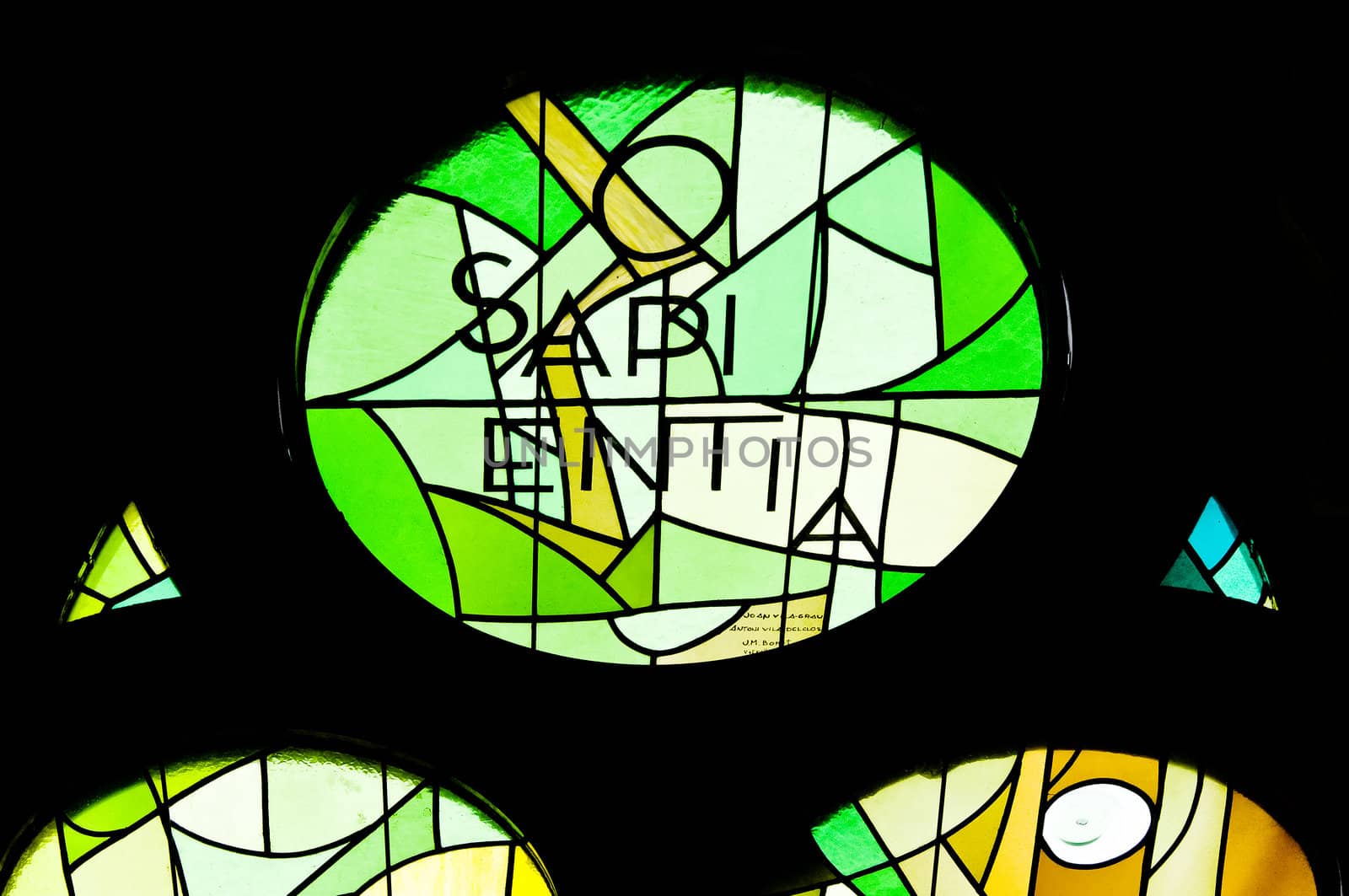 BARCELONA, SPAIN - December 15: The windows of La Sagrada Famili by 3523Studio