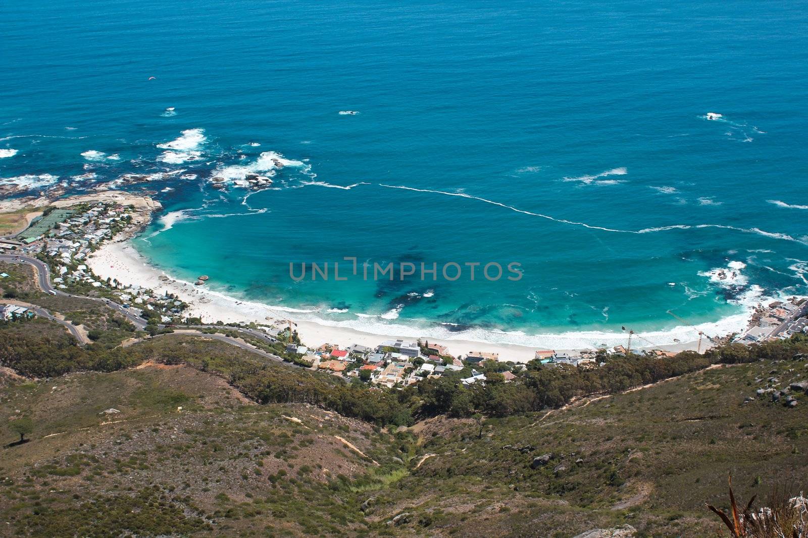 Image of Clifton Beach from Lions Head by dwaschnig_photo