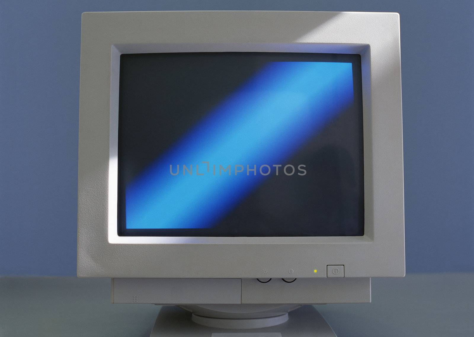 Old Crt Monitor Screen Display