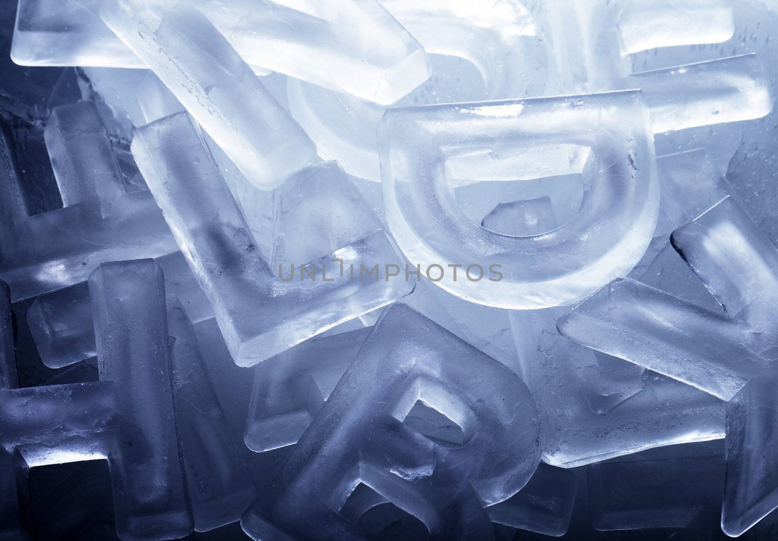Ice Letters by Stocksnapper