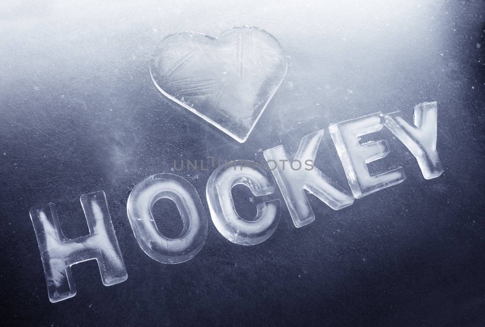 I Love Hockey by Stocksnapper