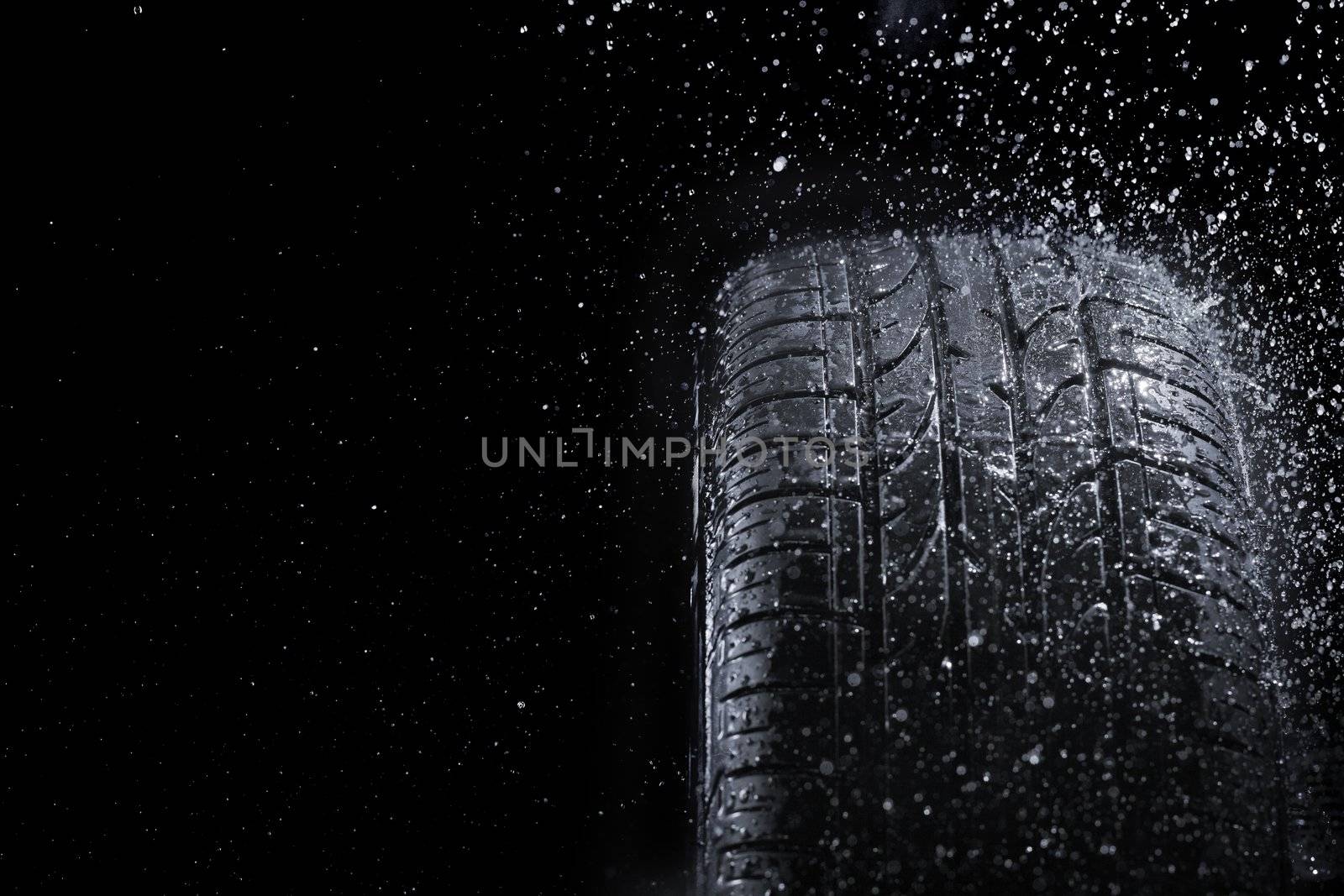 Rain Tire by Stocksnapper