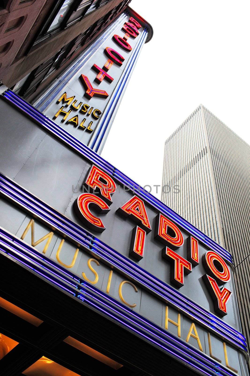 NEW YORK CITY, USA - JUNE 8: Radio City Music Hall is an entertainment venue located in Rockefeller Center in New York City. Its nickname is the Showplace of the Nation, and it was for a time the leading tourist destination in the city. June 8, 2012 in New York City, USA