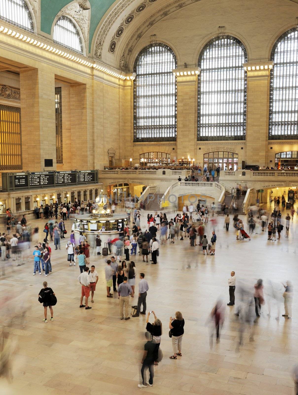 NEW YORK CITY, USA - JUNE 9: Grand Central Terminal is a commuter rail terminal station at 42nd Street and Park Avenue in Midtown Manhattan. June 9, 2012 in New York City, USA