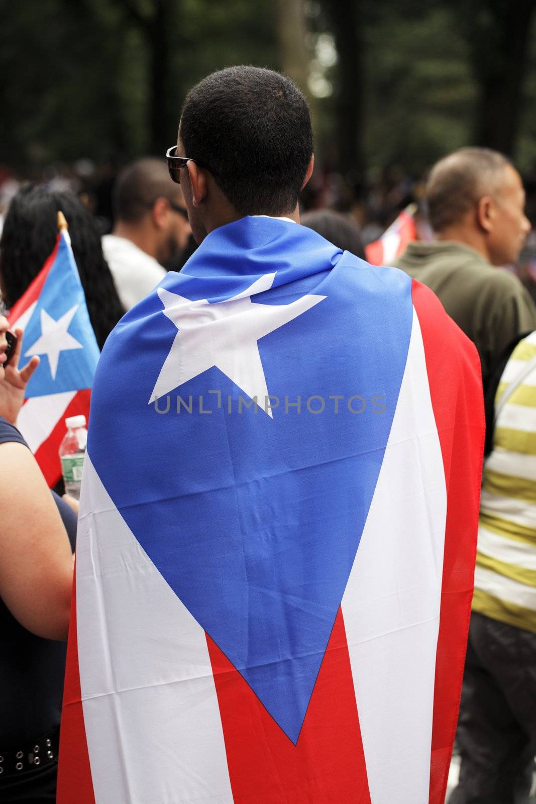 NEW YORK CITY, USA - JUNE 10: The annual Puerto Rican Day Parade in NYC honoring the inhabitants of Puerto Rico and all people of Puerto Rican birth or heritage. June 10, 2012 in New York City, USA
