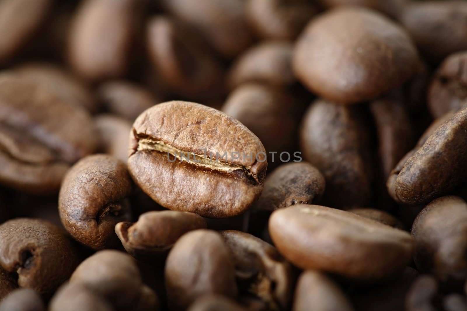 Coffee beans, short depth-of-field