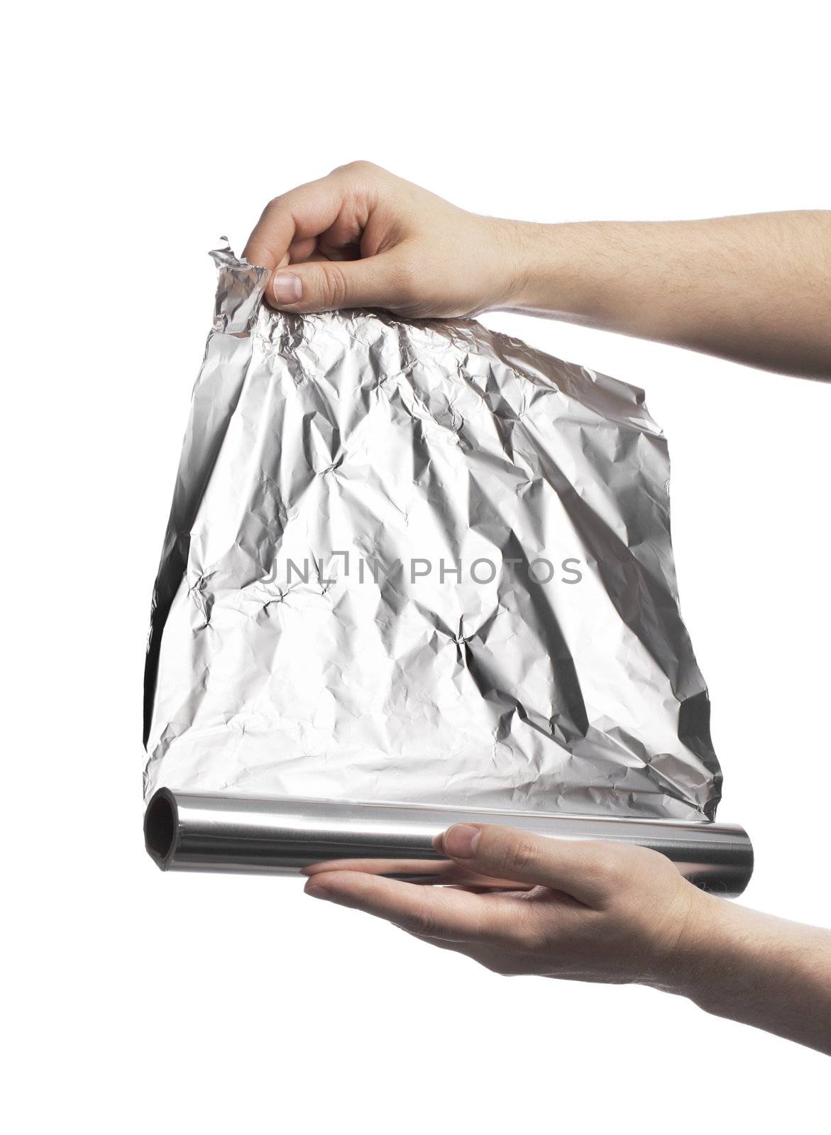 Aluminum foil by Stocksnapper