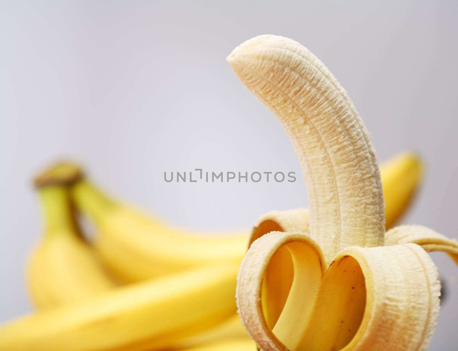 A banana, ready to be eaten.