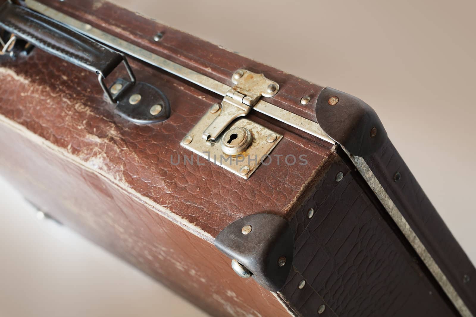 Old suitcase lock by Stocksnapper