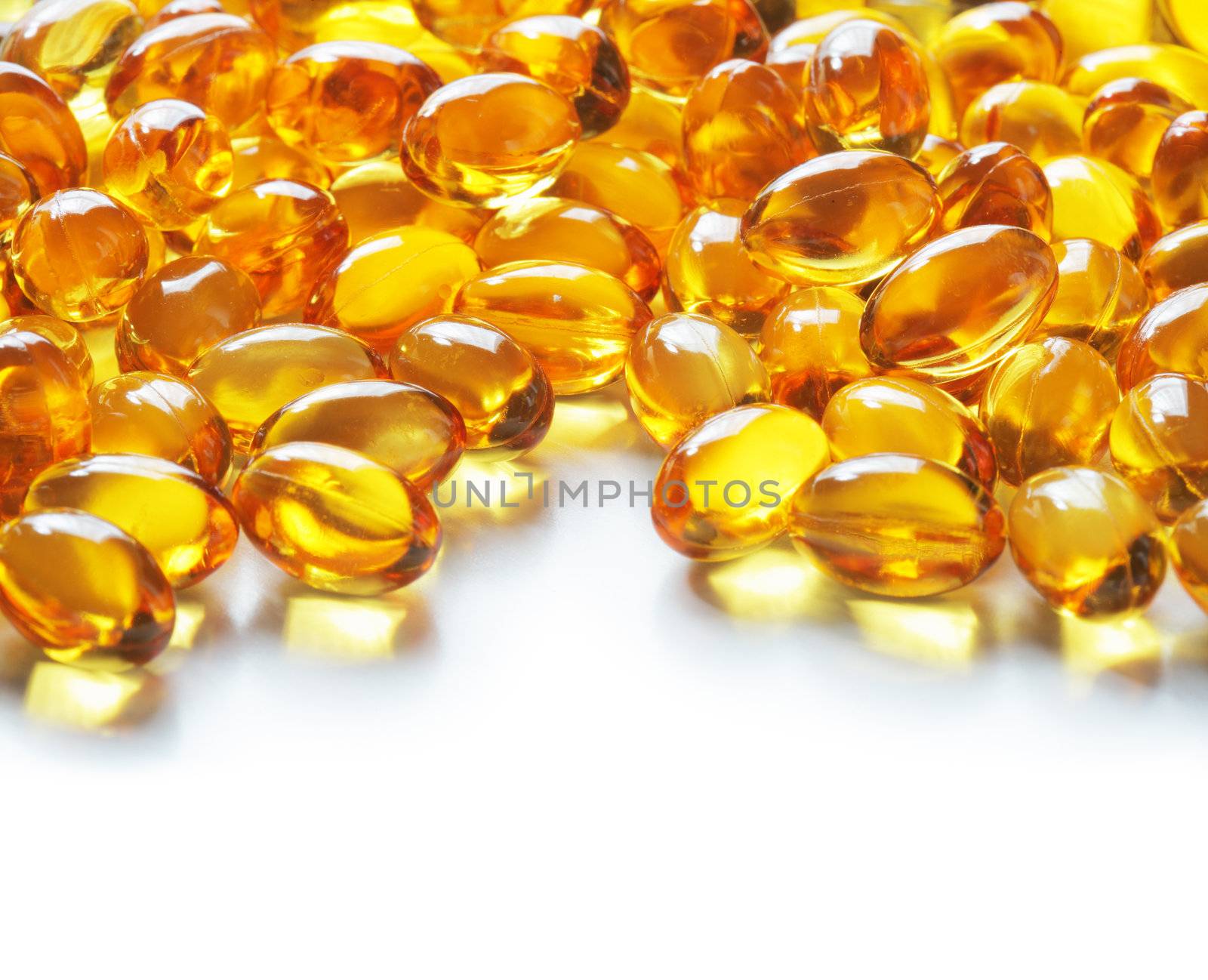 Omega 3 fish oil gel capsules