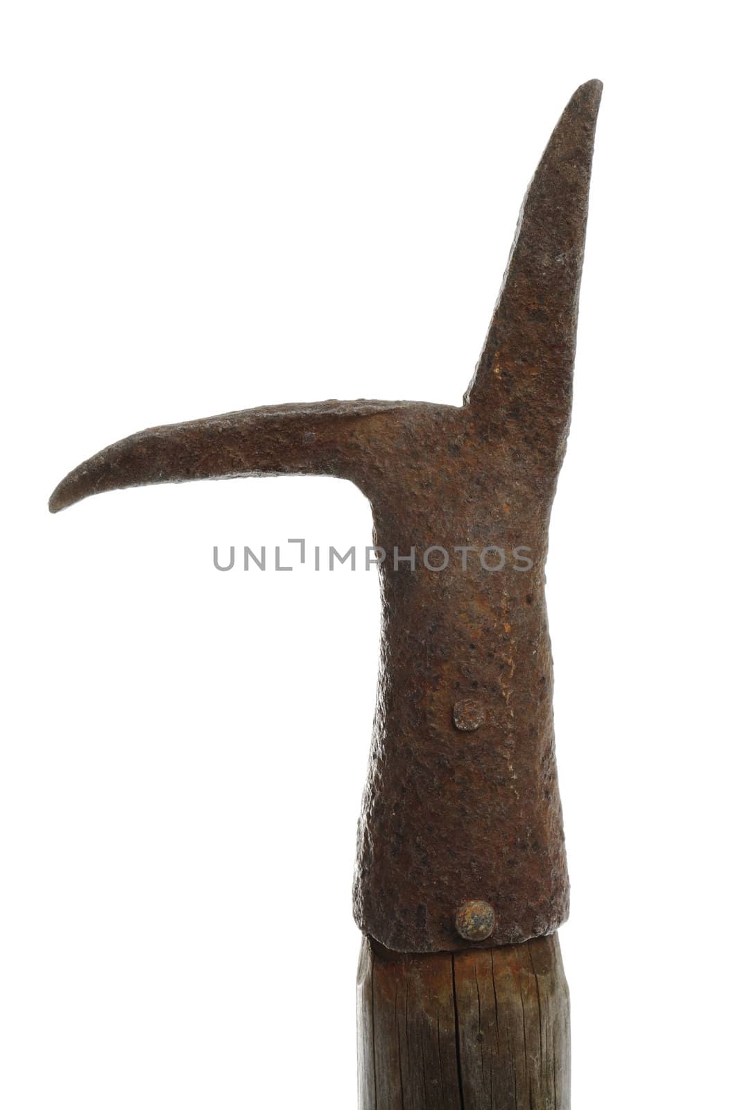 old and rusty boat hook