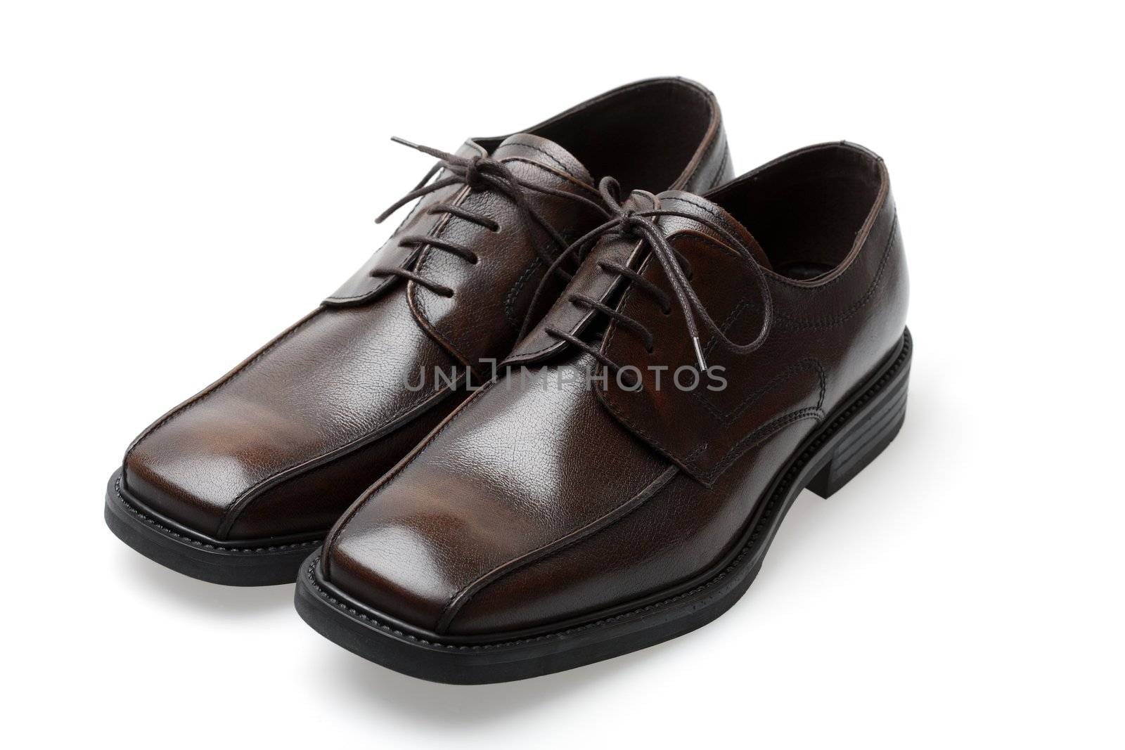 New leather shoes by Stocksnapper