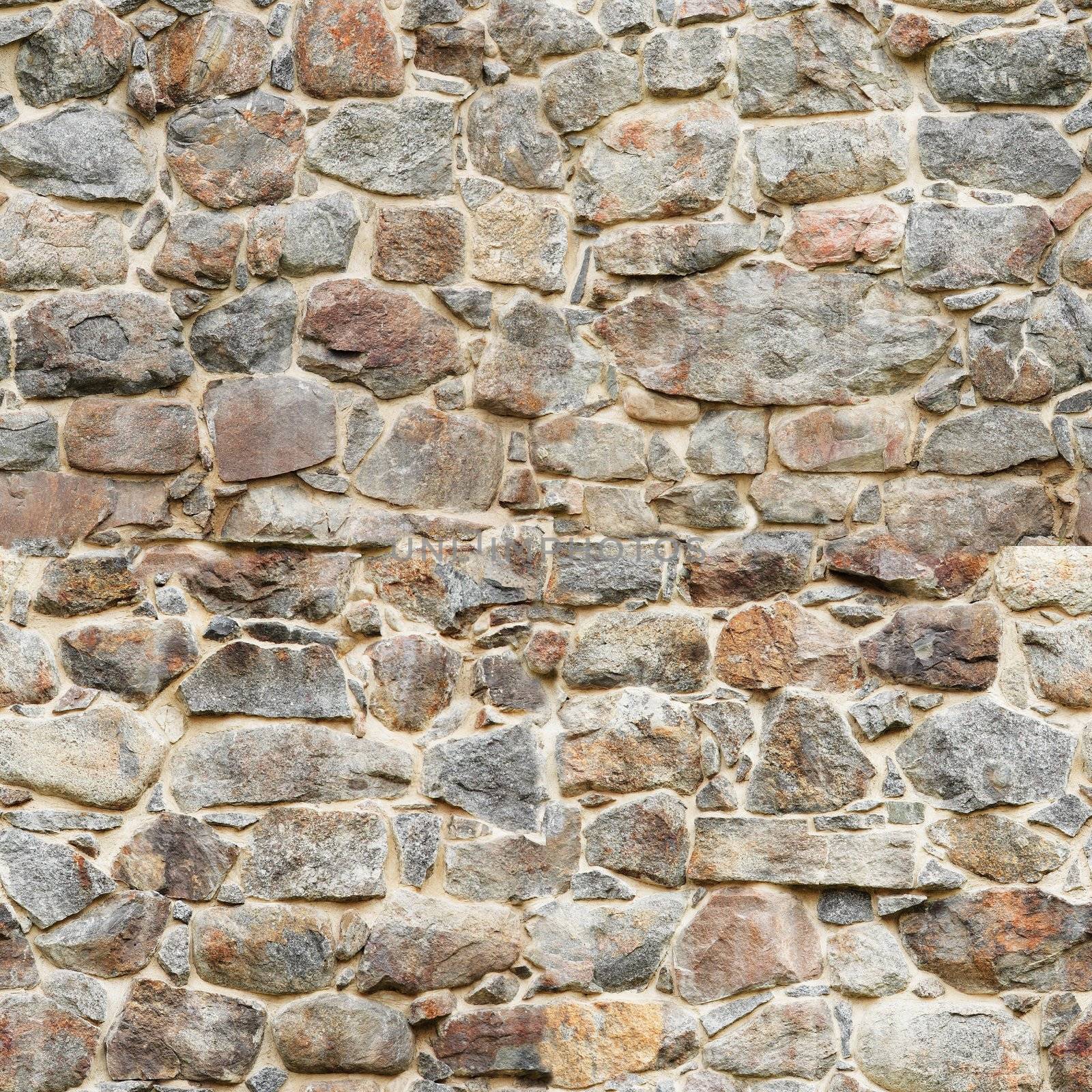Old castle wall. The image is seamlessly tileable.