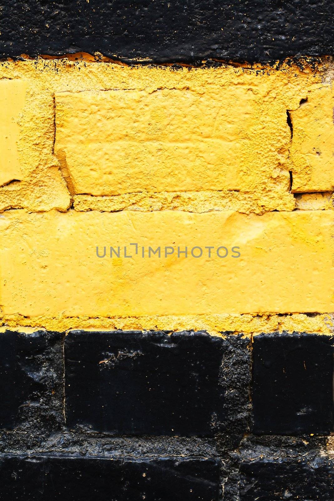 Painted bricks by Stocksnapper