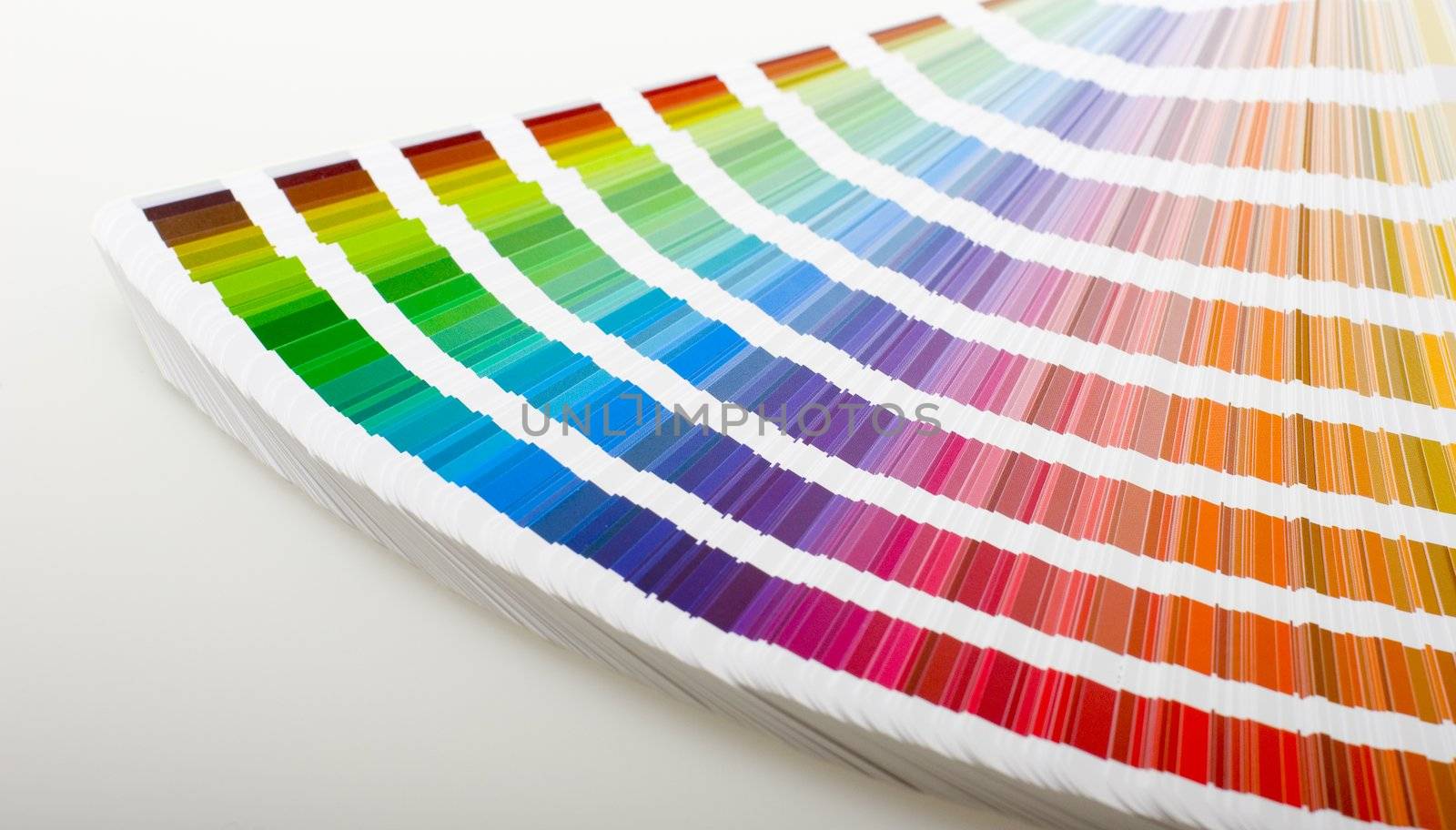 CMYK printing color swatches.
