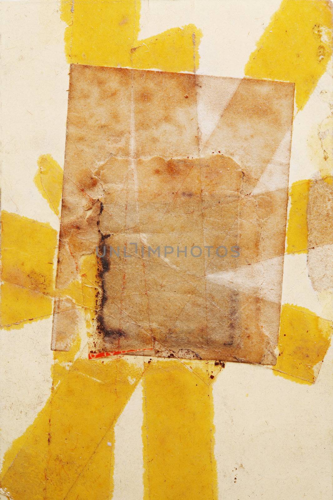 Grunge background with remains of adhesive tape