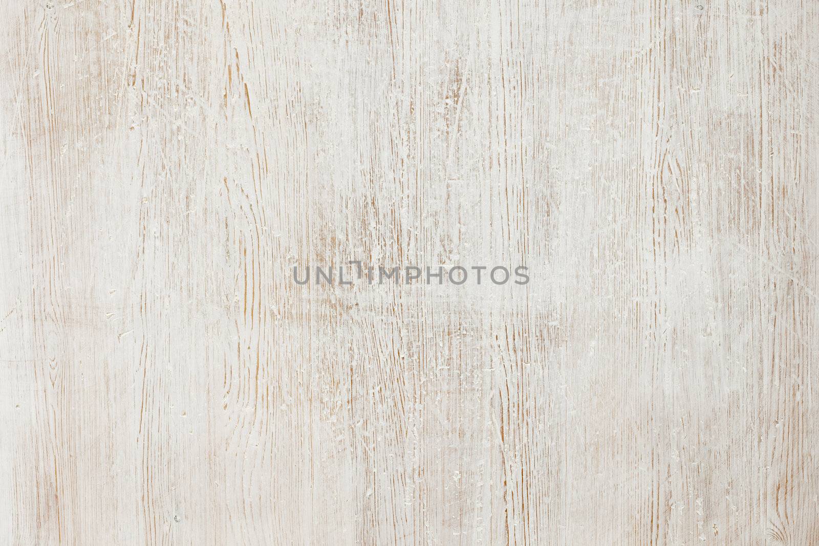 Wood painted white, worn and scratched background texture