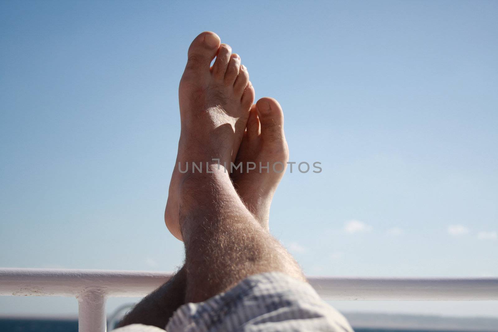 feet high on the yacht by photochecker