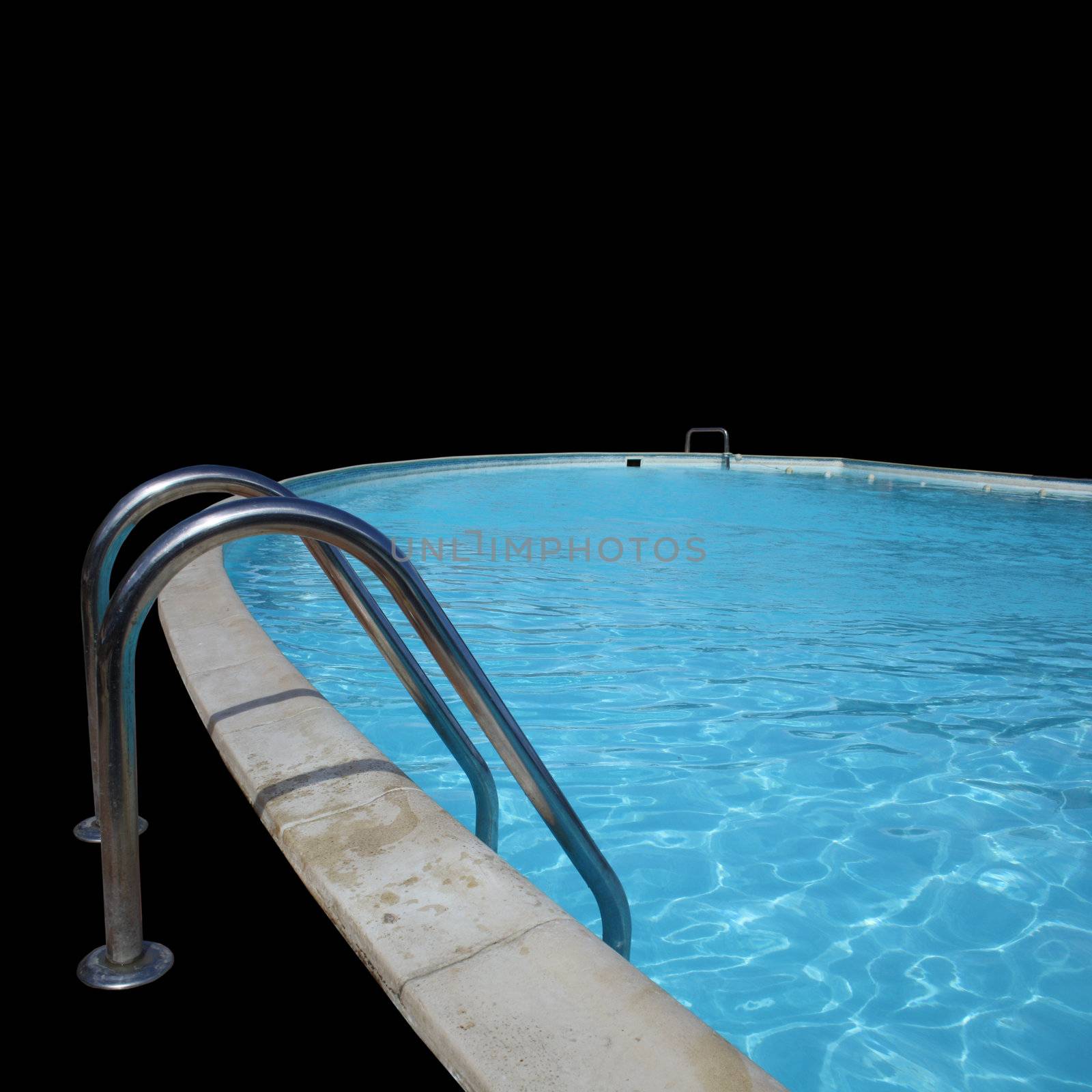 pool on black background by photochecker