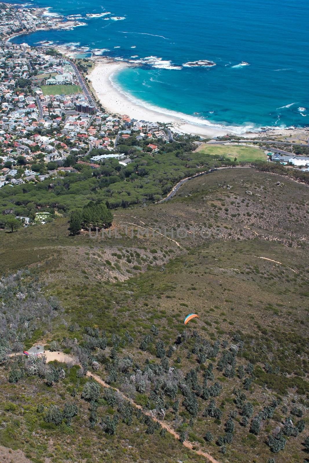 View of Camps Bay from Lions Head Mountain by dwaschnig_photo