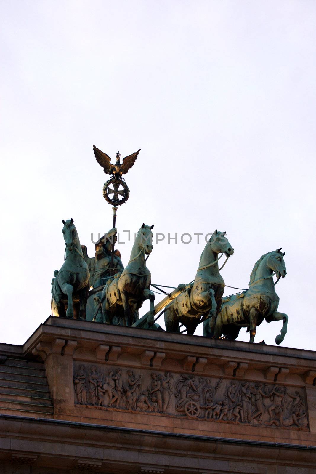 Brandenburg gate of one of the many attractions berlin