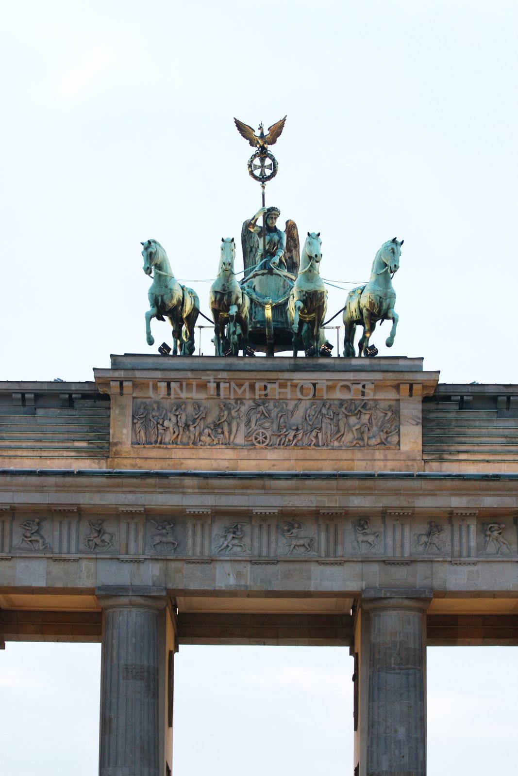 Brandenburg gate of one of the many attractions berlin