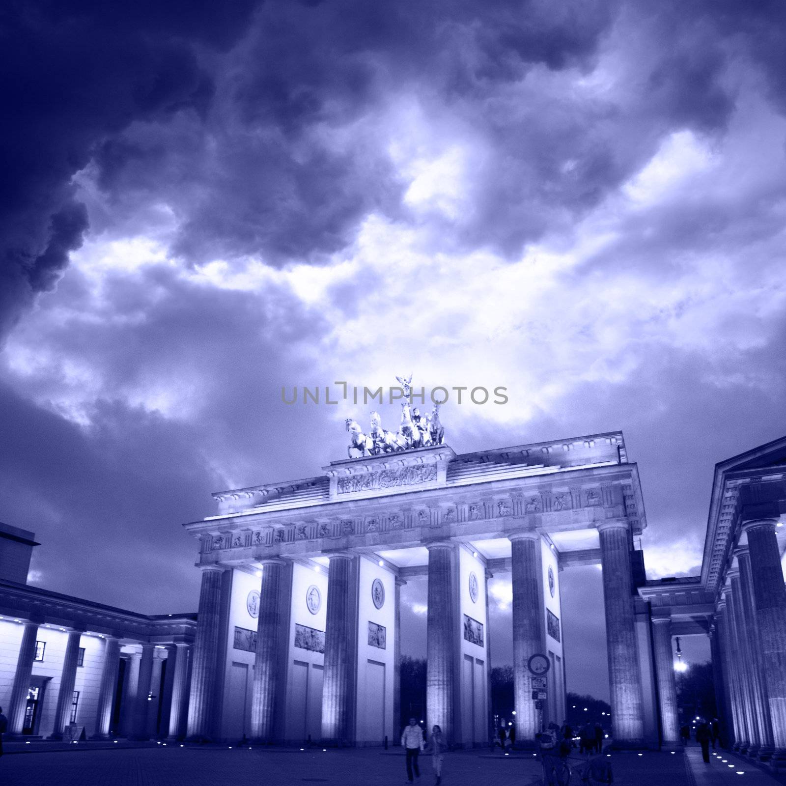 Brandenburg gate of one of the many attractions berlin