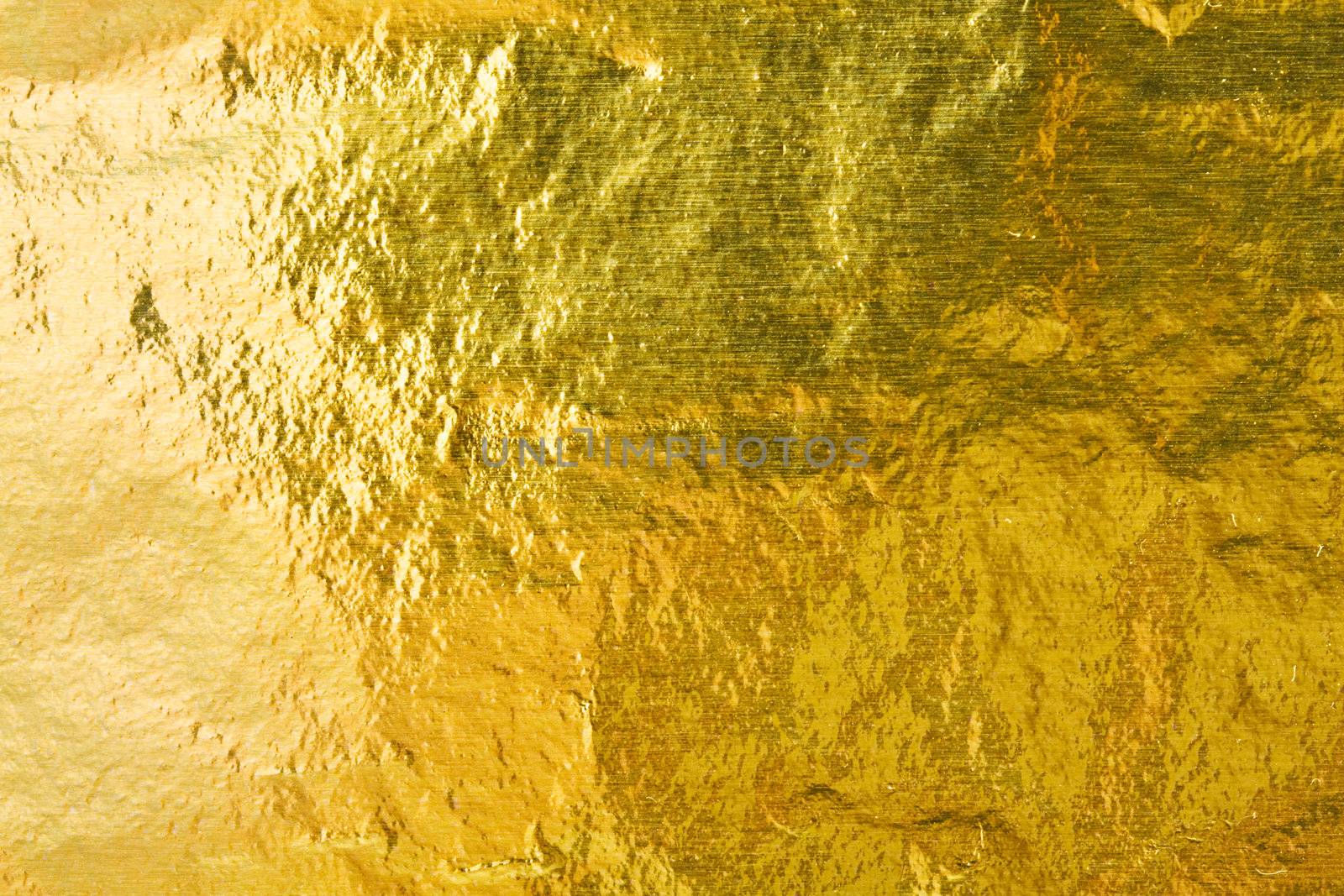 Gold foil abstract texture