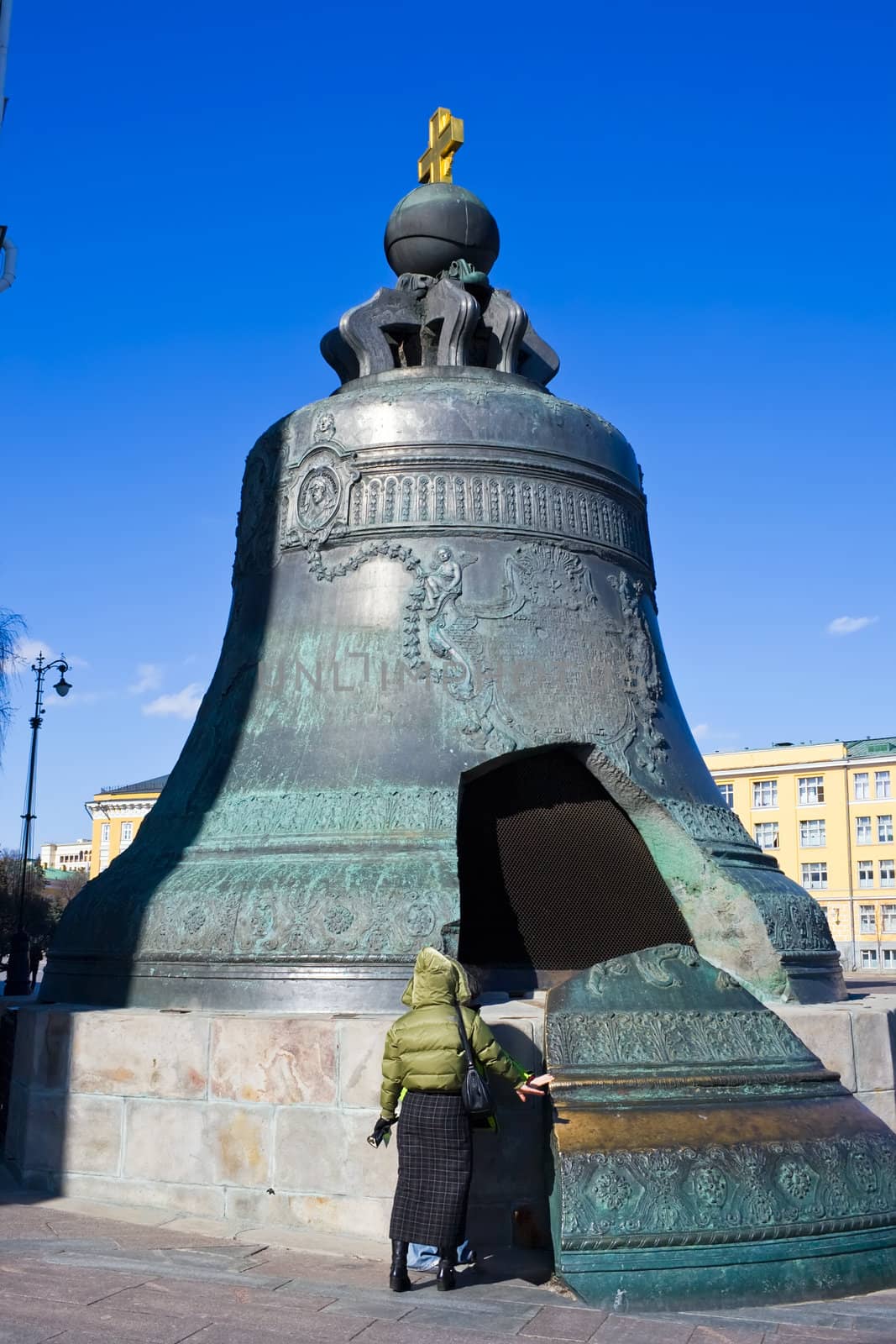 Tsar (king) Bell is the largest in the world, Moscow Kremlin, Russia