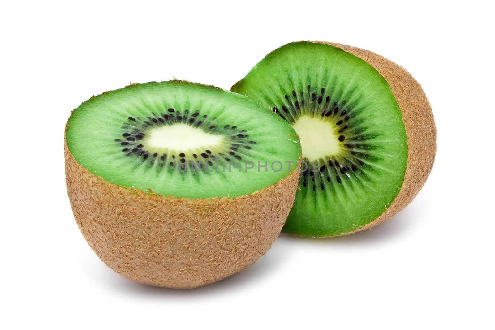 Fresh Kiwi isolated on white background
