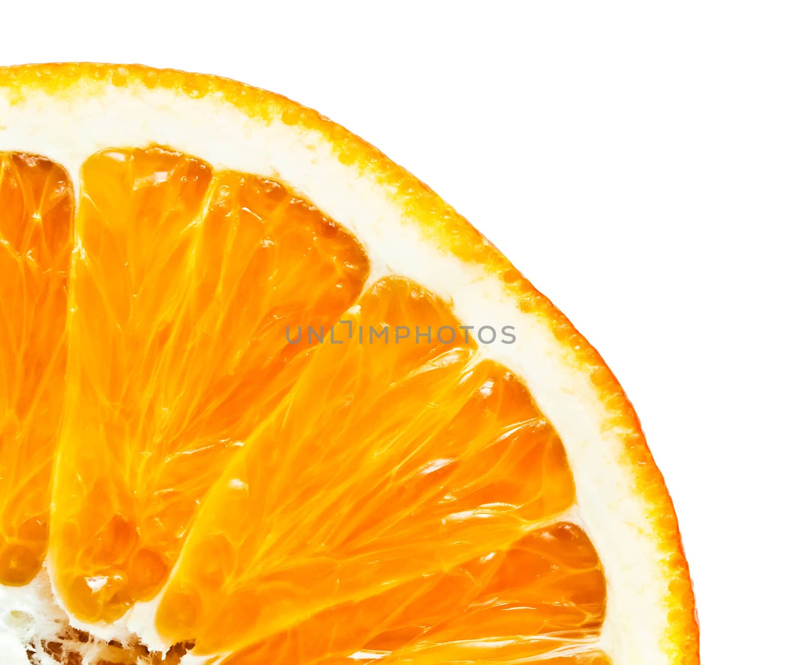 Orange isolated on white background