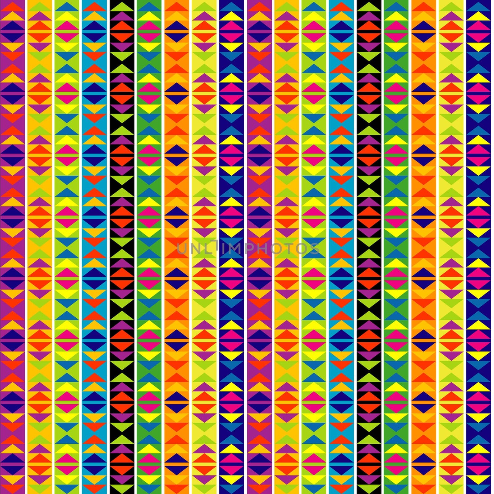 Colored seamless background with geometric shapes