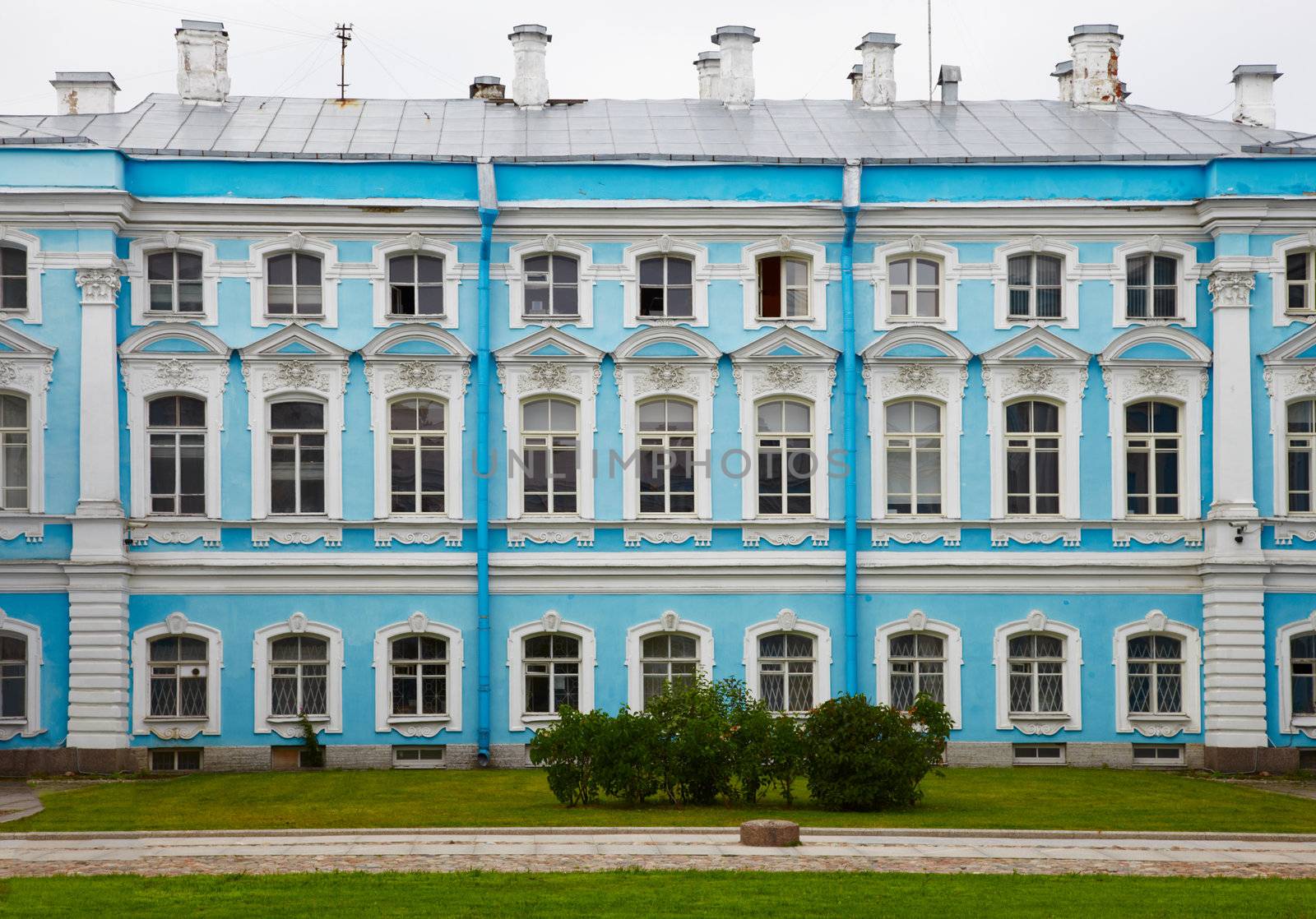 The ancient palace in Russia, St. Petersburg - Smolny Monastery