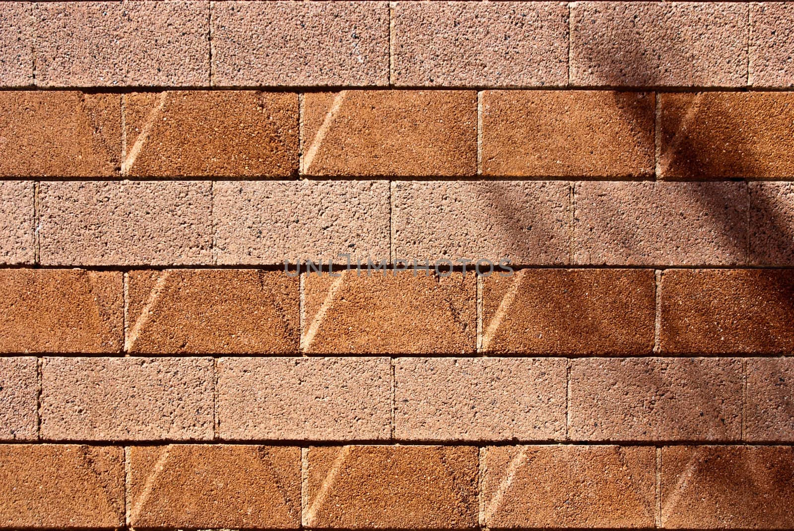 Brick wall with V patterns by emattil