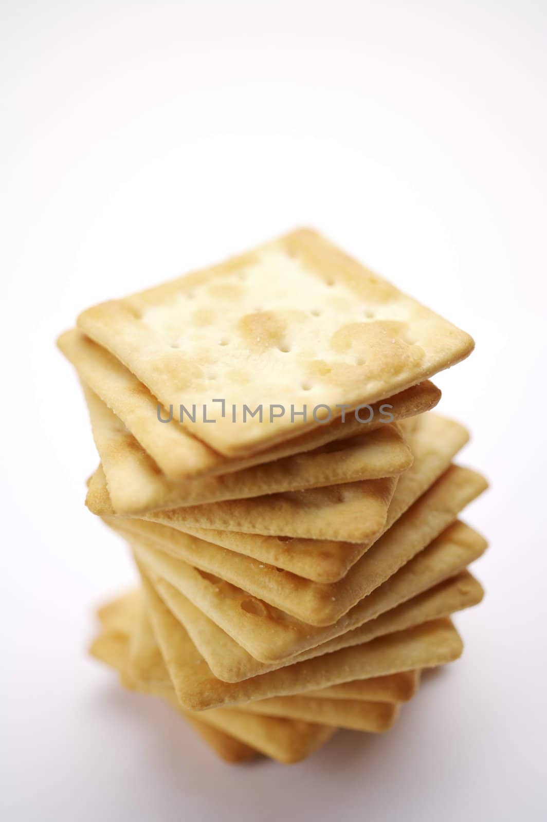 Tasty cookies isolated on the white