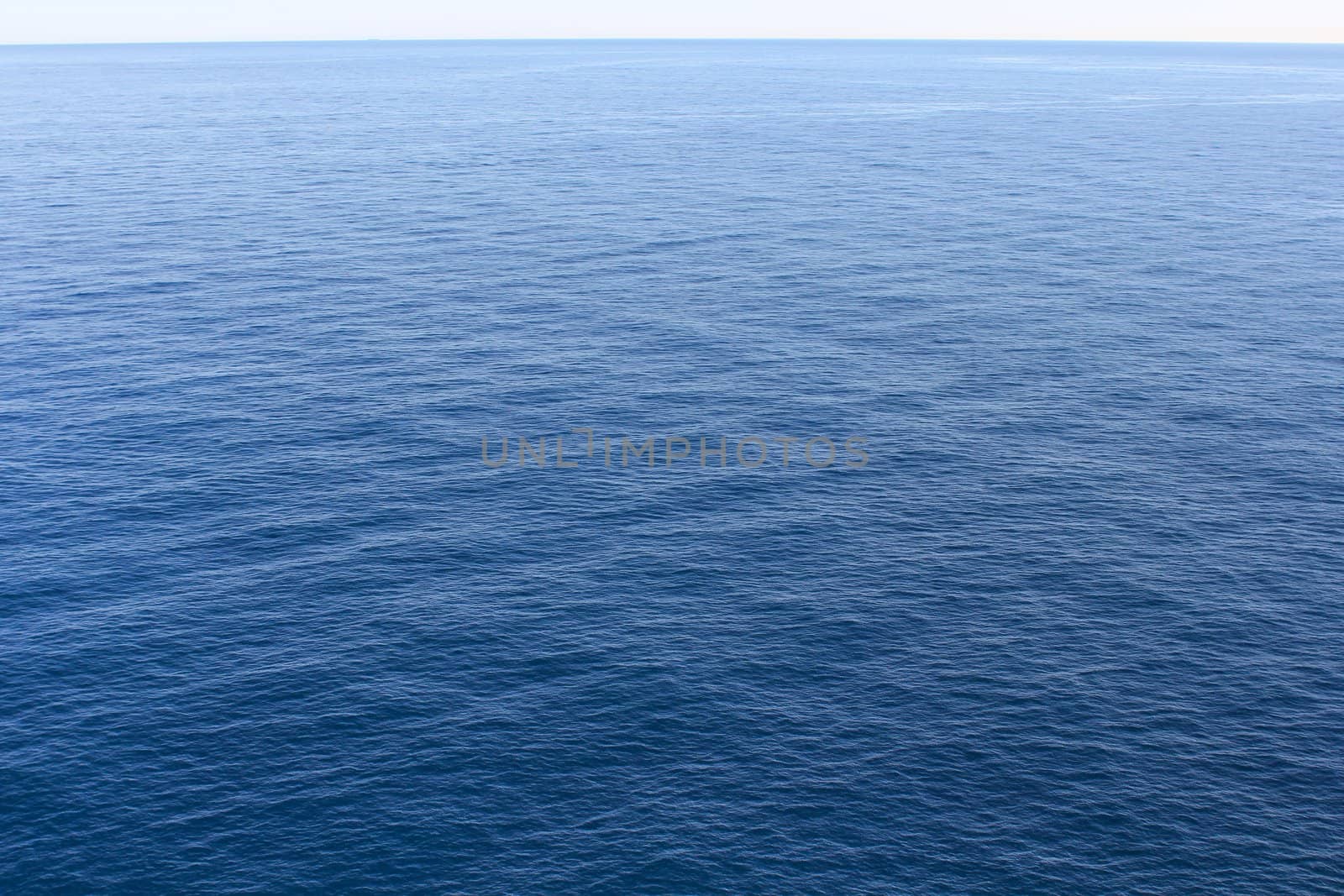 Blue Water in the Mediterranean See