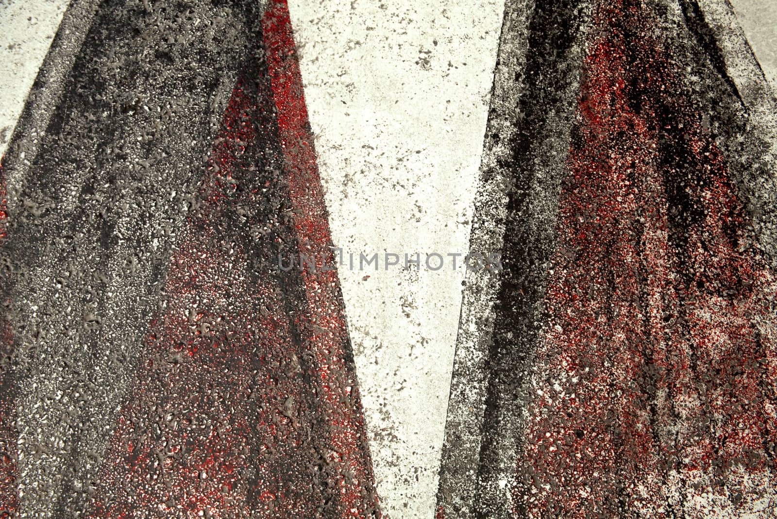 Red, black and white  asphalt texture background