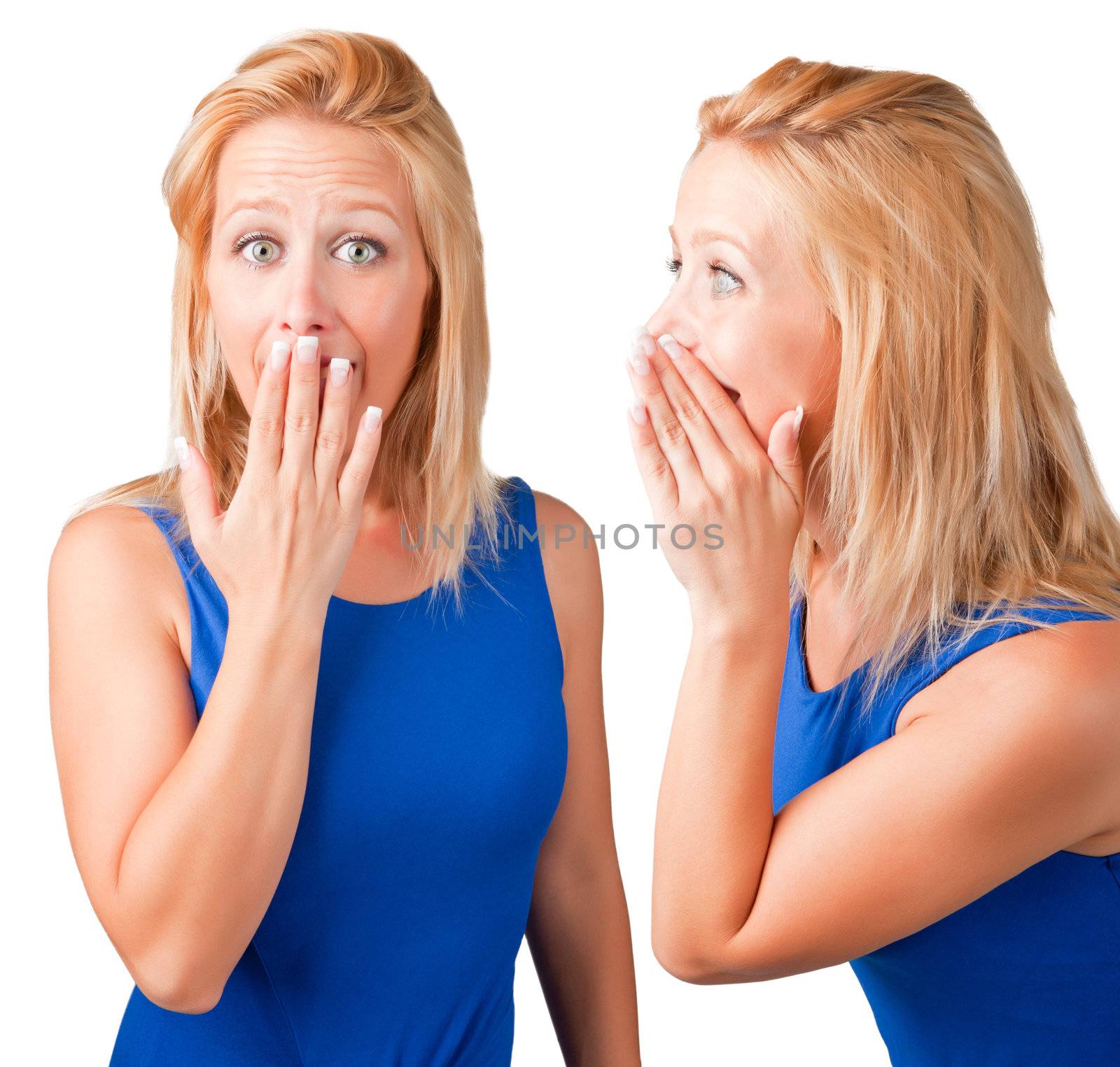 Woman talking and another woman listening