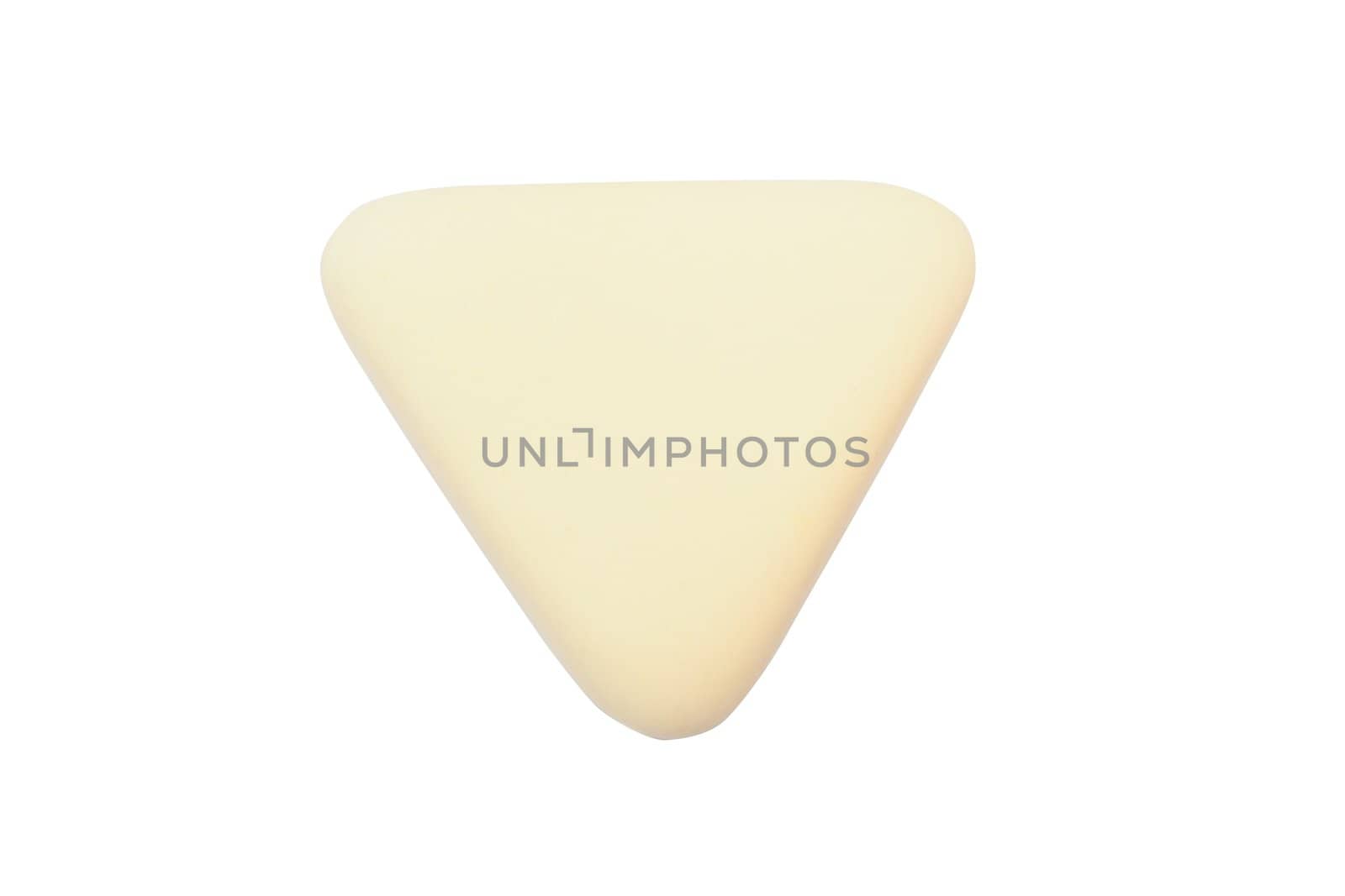 An image of eraser on white background