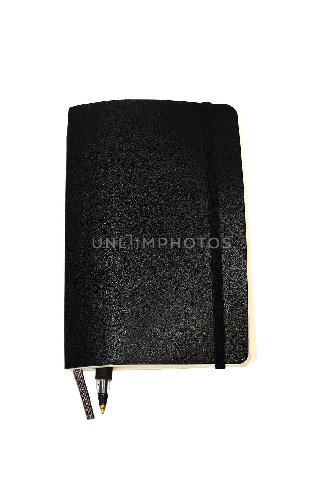 An image of Moleskine notebook on white background