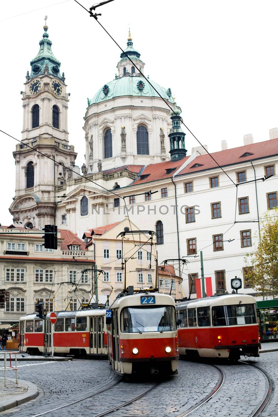 An image of a trolley-bus in Prague