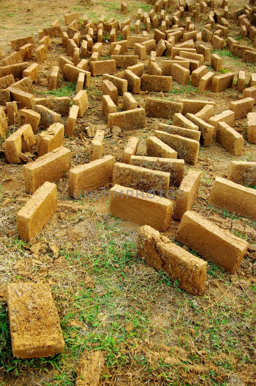 Clay brick for build the clay house by pixbox77