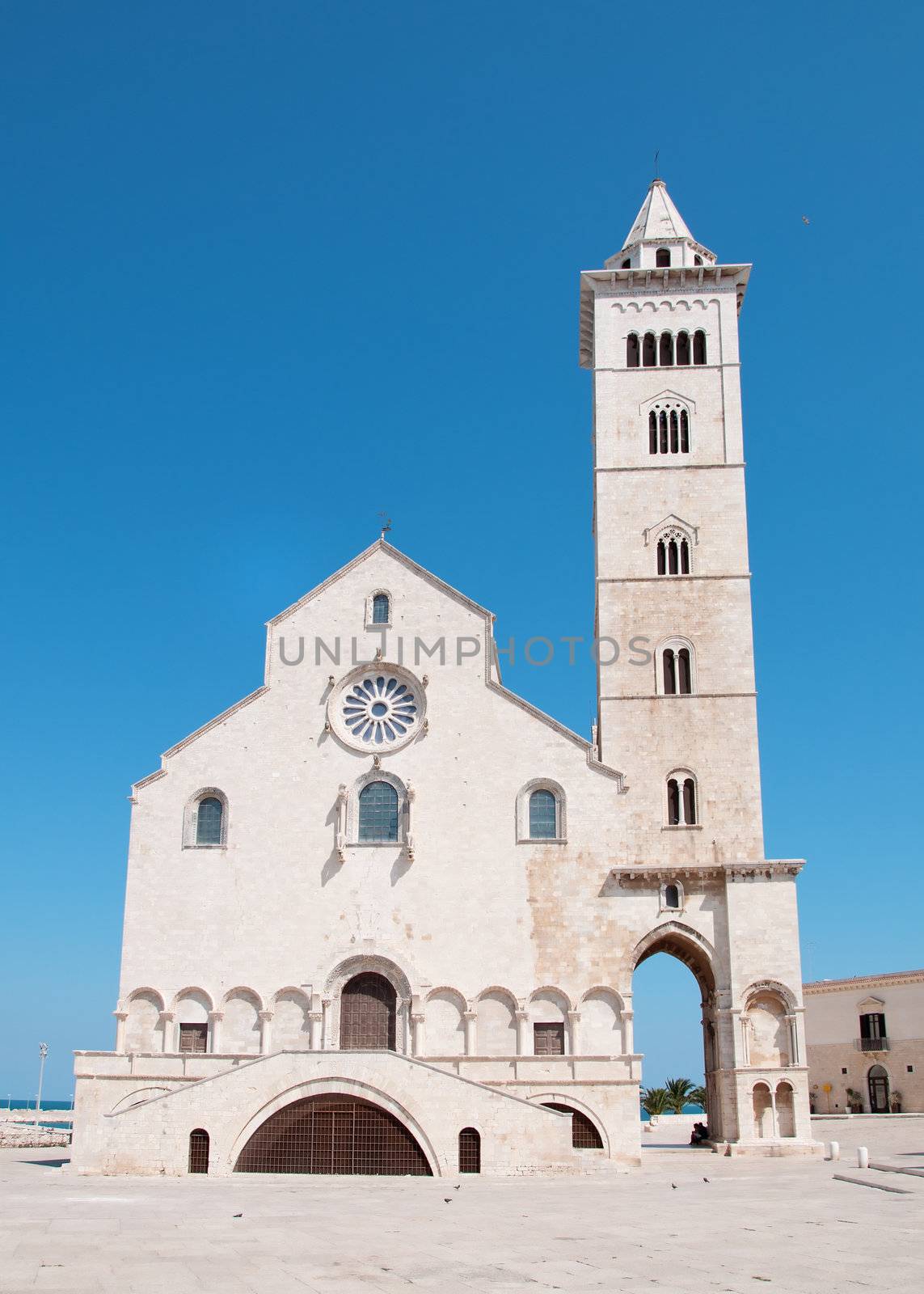 A view of the beautiful Trani cathedral 