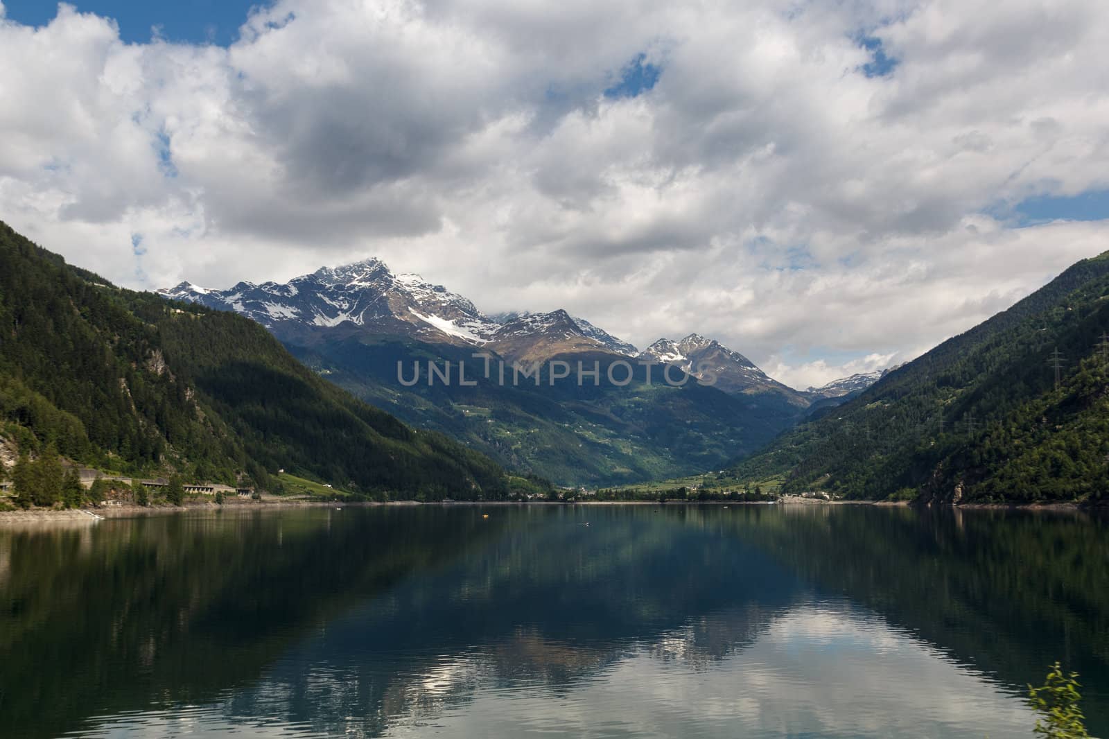 Lago di Poschiavo is a natural lake in the Poschiavo valley in the canton of Grisons, Switzerland.