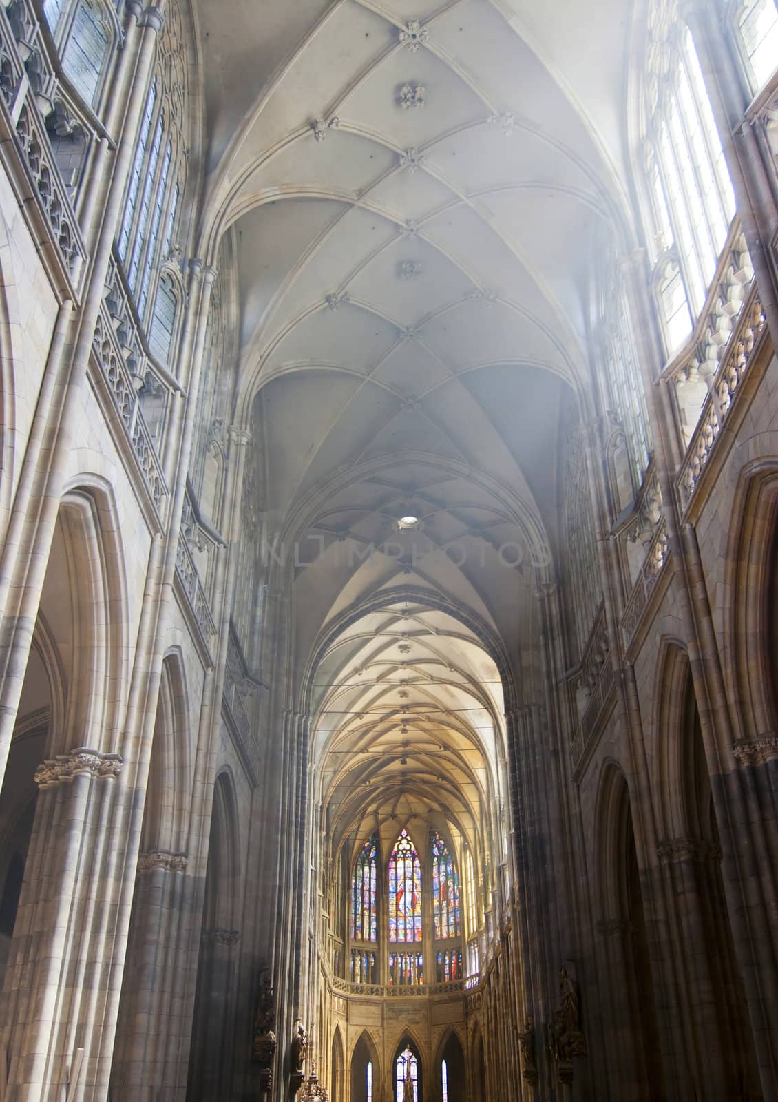 nave of the cathedral by Mibuch