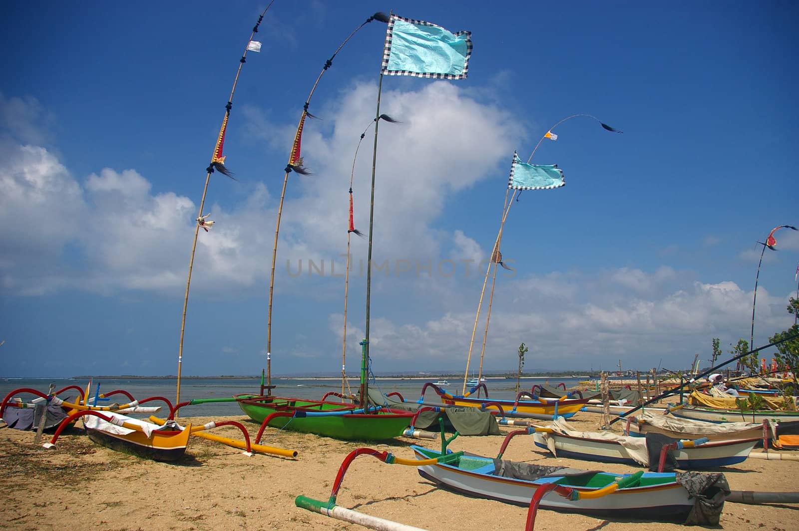 Fishing boats on the beach by Komar