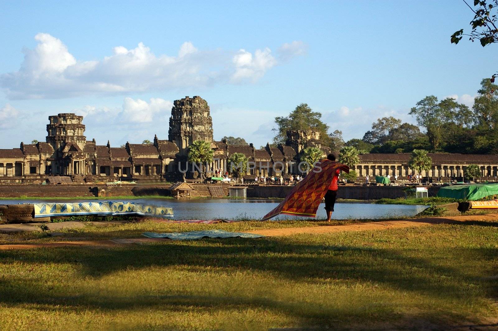 Scenic view of Angkor Wat by Komar